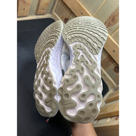 Nike React Infinity Run Flyknit True White Womens Running Shoes Size 9 - Picture 9 of 10